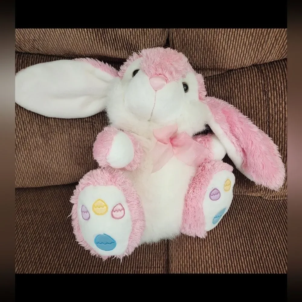 Plush Pink Easter Bunny Rabbit ♥︎ Perfect for Birthday or Easter Basket!♥︎